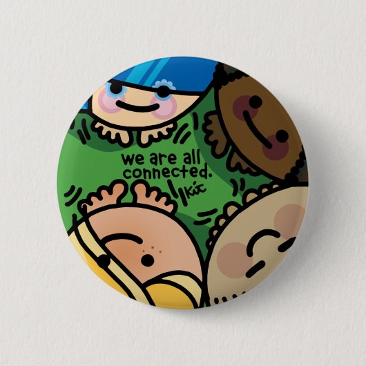 Badge Rond 5 Cm croyance de bouton (Devant)