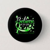 Badge Rond 5 Cm Croyez En La Sensibilisation Aux Handicap Cerveau  (Devant)
