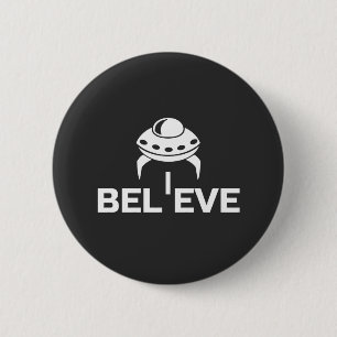 Badge Rond 5 Cm Croyez en UFO'S