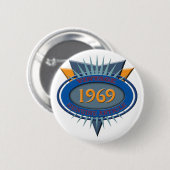Badge Rond 5 Cm Cru 1969 (Devant & derrière)