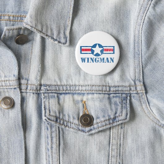 Badge Rond 5 Cm Cru de Wingman (En situation)