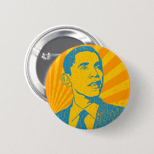 Badge Rond 5 Cm Cru d'Obama (Devant & derrière)