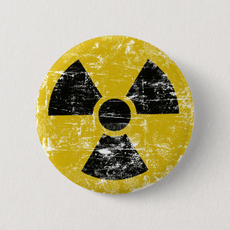 Badge Rond 5 Cm Cru radioactif