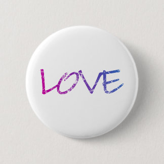 Badge Rond 5 Cm Cru rose, pourpre, bleu d'amour