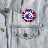 Badge Rond 5 Cm Cru salut (En situation)