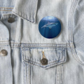 Badge Rond 5 Cm Cruising Shark (En situation)