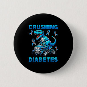 Badge Rond 5 Cm Cruype 1 Sensibilisation au diabète T1d Monster de