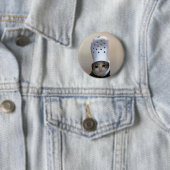 Badge Rond 5 Cm Crying Cat Croc Hat Meme Pin Button (En situation)