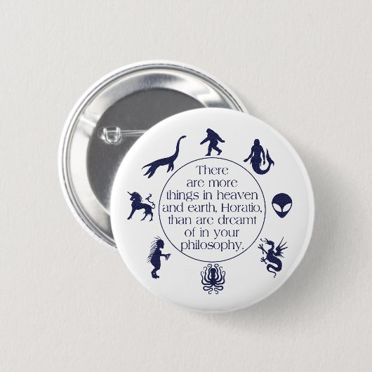 Badge Rond 5 Cm Cryptids (Devant & derrière)