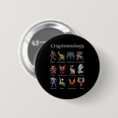 Badge Rond 5 Cm Cryptozoologie Cryptid Créatures (Devant & derrière)
