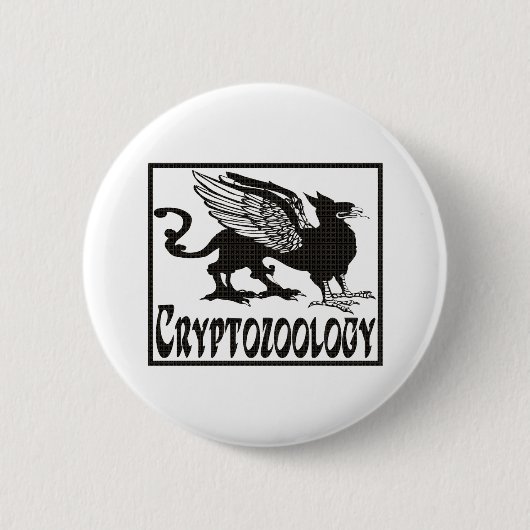 Badge Rond 5 Cm Cryptozoology (Devant)