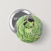 Badge Rond 5 Cm Cthulhu (Devant & derrière)