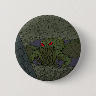 Badge Rond 5 Cm Cthulhu