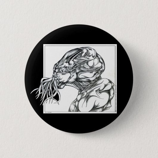 Badge Rond 5 Cm Cthulhu (Devant)