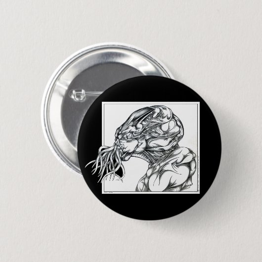 Badge Rond 5 Cm Cthulhu (Devant & derrière)