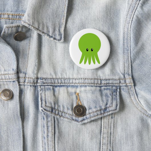 Badge Rond 5 Cm Cthulhu mignon (En situation)