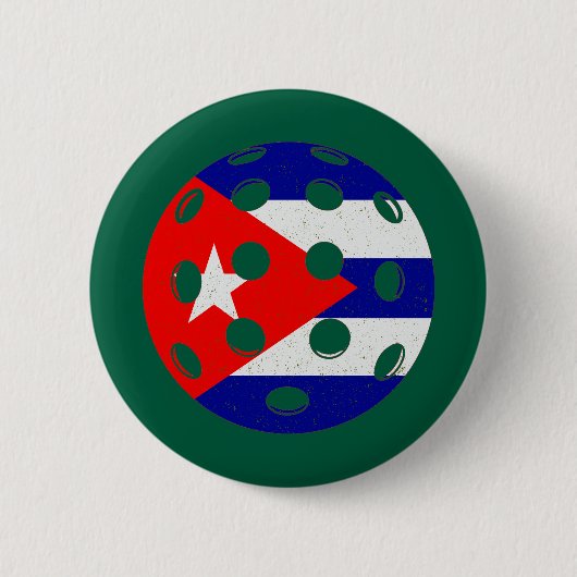 Badge Rond 5 Cm cuba pickball (Devant)