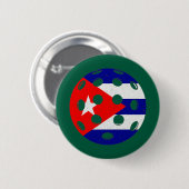 Badge Rond 5 Cm cuba pickball (Devant & derrière)
