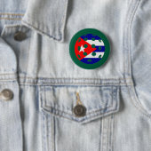 Badge Rond 5 Cm cuba pickball (En situation)