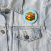 Badge Rond 5 Cm Cuberger (En situation)