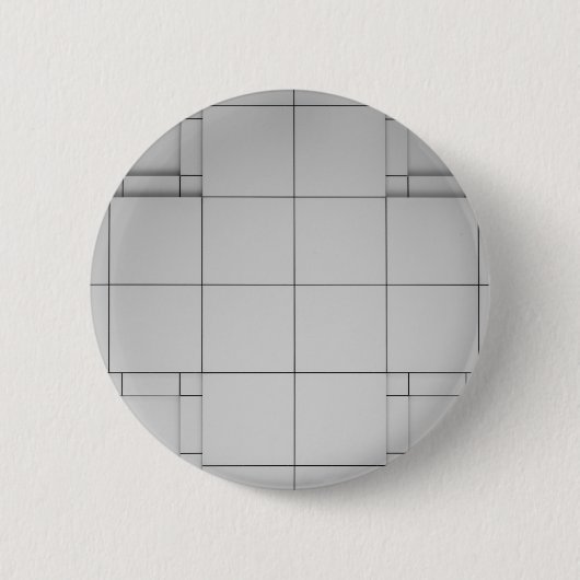 Badge Rond 5 Cm Cubes Abstraits (Devant)