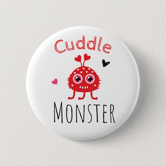 Badge Rond 5 Cm Cuddle Monster (Devant)