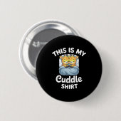 Badge Rond 5 Cm Cuddle Shirt Cute Giraffes Funny Cozy  (Devant & derrière)