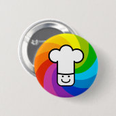 Badge Rond 5 Cm Cuisine colorée (Devant & derrière)