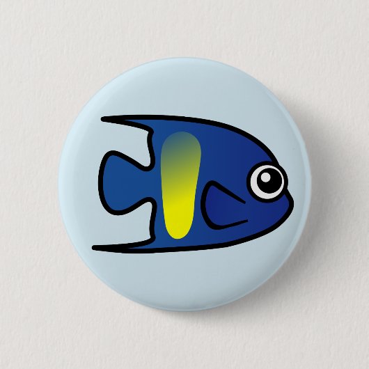 Badge Rond 5 Cm Cuisine d'angelfish (Devant)