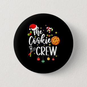 Badge Rond 5 Cm Cuisine de Noël de l'équipage de biscuits Enfants