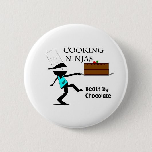Badge Rond 5 Cm Cuisine Ninjas (Devant)