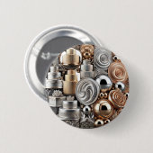 Badge Rond 5 Cm Cuisson au gâteau (Devant & derrière)