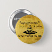 Badge Rond 5 Cm Culpeper ne marchent pas sur moi des boutons (Devant & derrière)