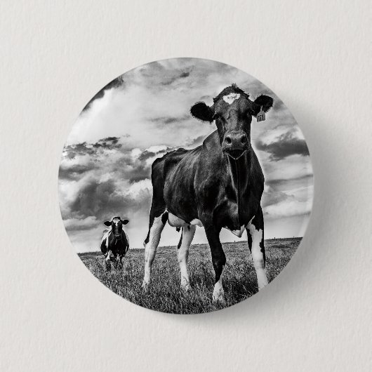 Badge Rond 5 Cm Culture de attente de BW (Devant)