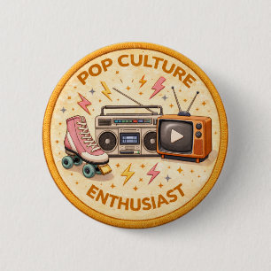 Badge Rond 5 Cm Culture Populaire