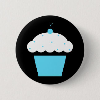 Badge Rond 5 Cm cupcake de cerise