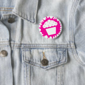 Badge Rond 5 Cm cupcake splatz (En situation)
