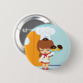 Badge Rond 5 Cm Cupcakes (Devant & derrière)