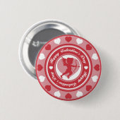 Badge Rond 5 Cm Cupidé dans la ronde (Devant & derrière)