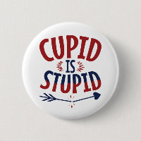 Cupidon est stupide anti-Saint Valentin célibatair