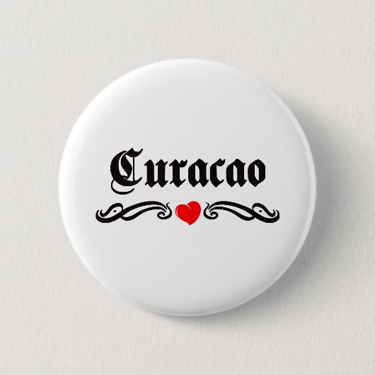 Badge Rond 5 Cm Curaçao (Devant)