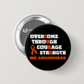 BADGE ROND 5 CM CURE...MS (Devant & derrière)
