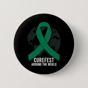 Badge Rond 5 Cm Curefest autour du monde Liver Cancer Sensibilisat