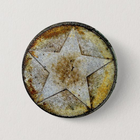 Badge Rond 5 Cm Curieux d'étoile (Devant)
