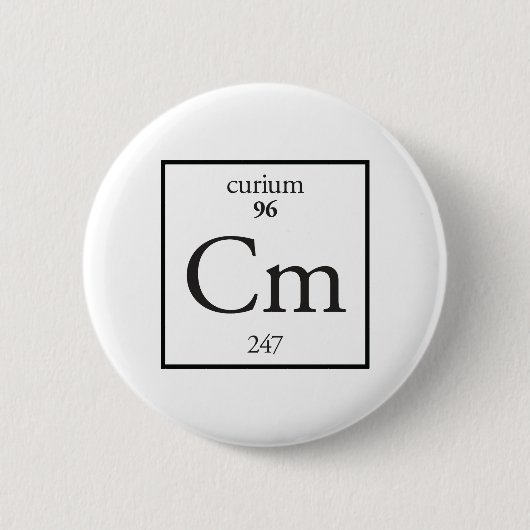 Badge Rond 5 Cm Curium (Devant)