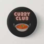 Badge Rond 5 Cm Curry Club design pour tous les Curry Lovers T-Shi (Devant)