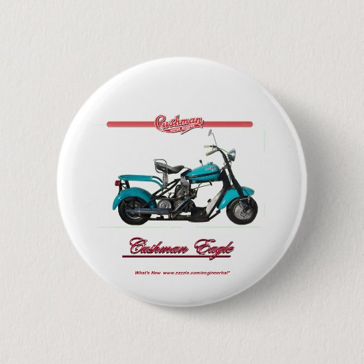 Badge Rond 5 Cm Cushman Eagle (Devant)