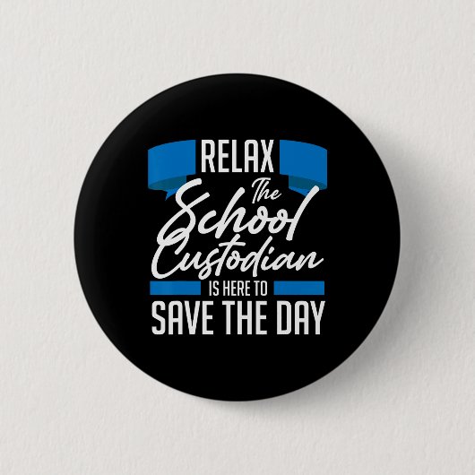 Badge Rond 5 Cm Custodian (Devant)