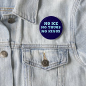 Badge Rond 5 Cm Custom Anti ICE Protest Yard Signs (En situation)