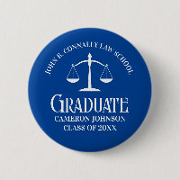 Custom Blue Law School Graduation Keepsaké